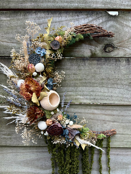 Woodlands Dried Floral Wreath