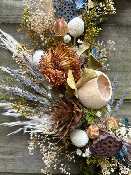 Woodlands Dried Floral Wreath