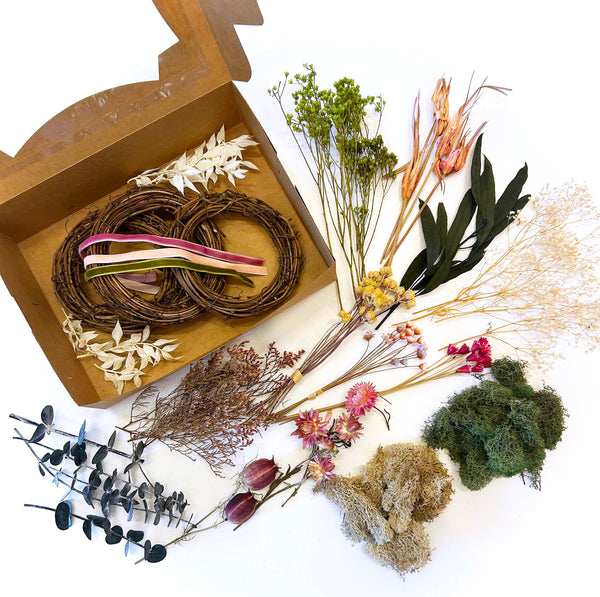 DIY Dried Floral Wreath Kit