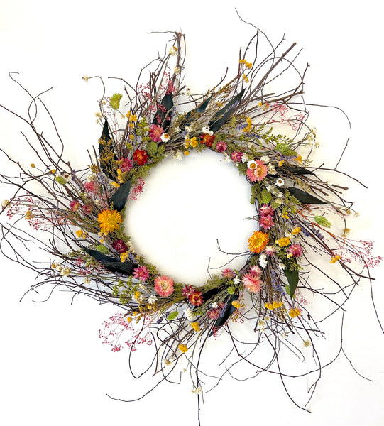 Boho Wispy Wreath