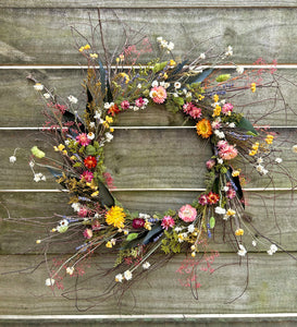 Boho Wispy Wreath
