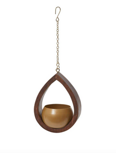 Gilford Hanging Pot Brown