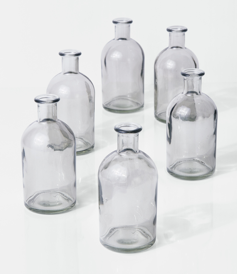 Smoked Glass Bud Vase