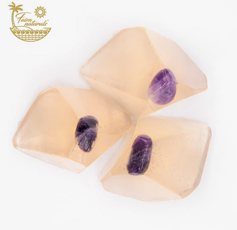 Amethyst Infused Crystal Soap