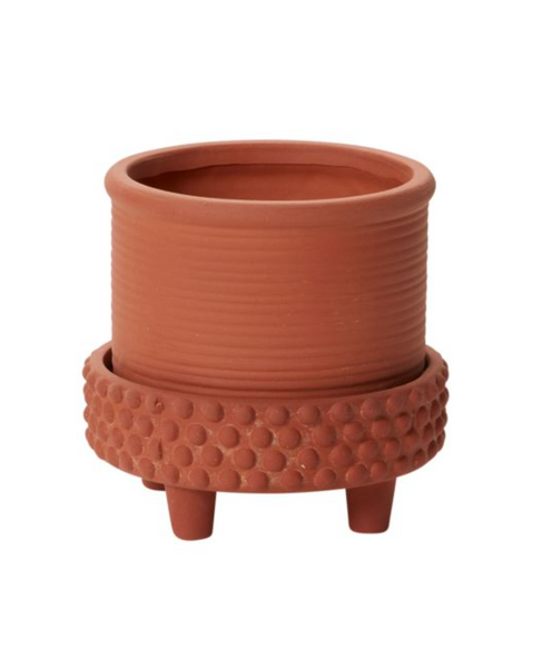 Jane Footed Pot Terracotta