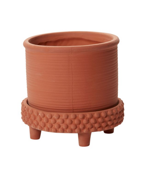 Jane Footed Pot Terracotta