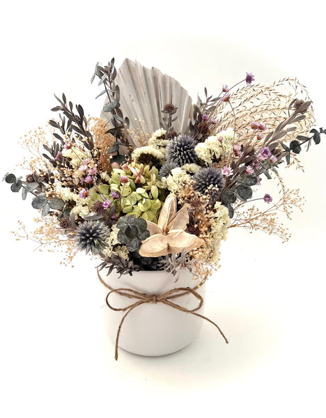 Violet Hour Dried Floral Arrangement