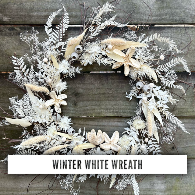 Winter White Wreath Workshop 12/4