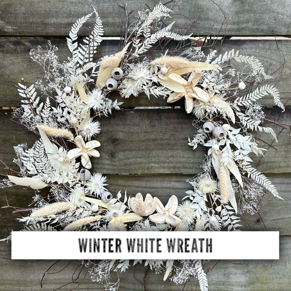 Winter White Wreath Workshop 12/4