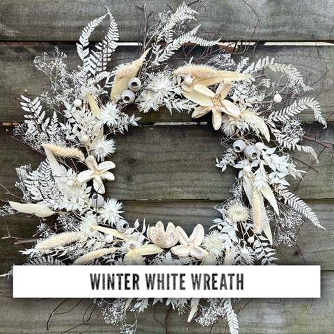 Winter White Wreath Workshop 12/4