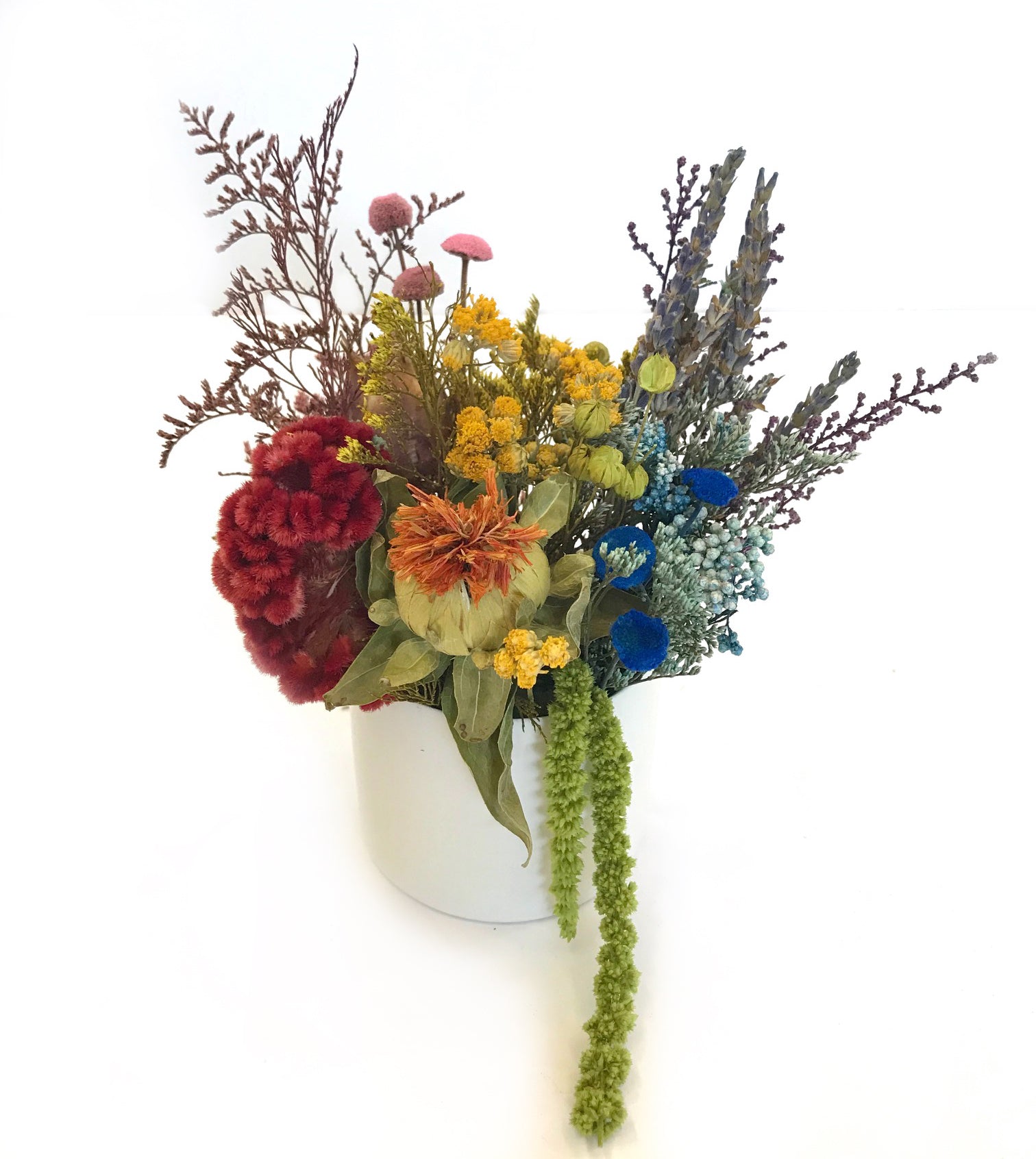 Over the Rainbow Dried Floral Arrangment