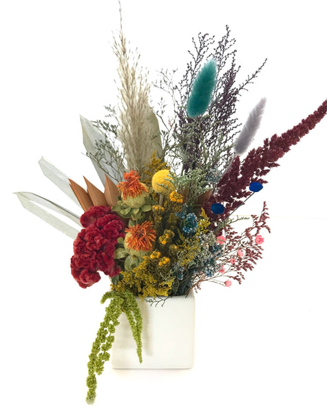 Over the Rainbow Dried Floral Arrangment