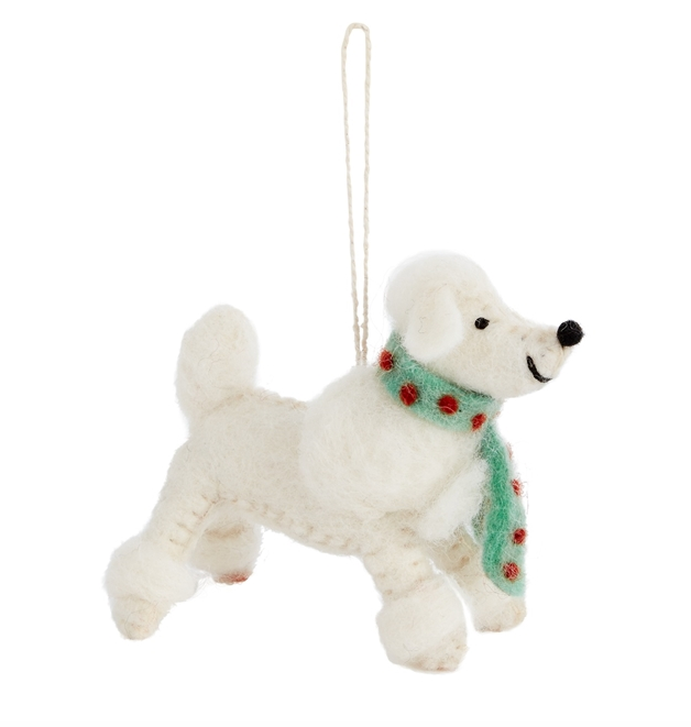 Poodle Dog Ornament