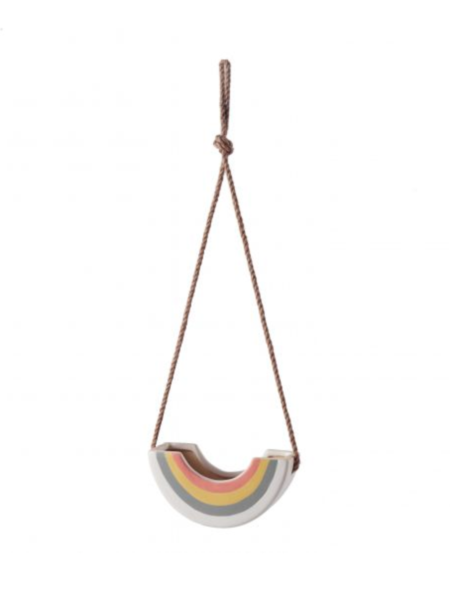 Rainbow Hanging Planter