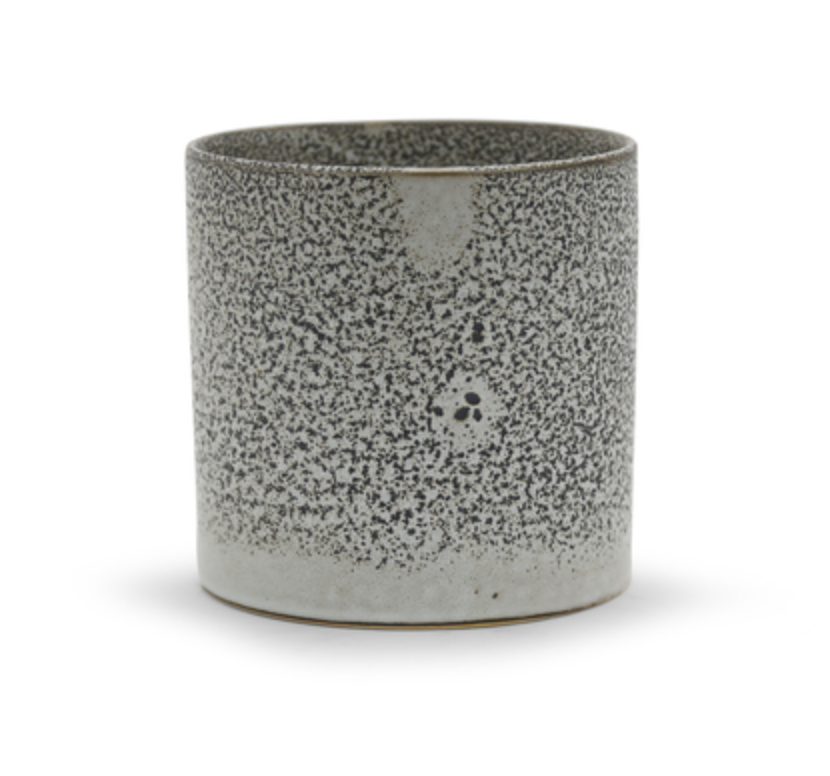 Grey Speckled Ceramic Cylinder
