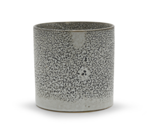 Grey Speckled Ceramic Cylinder