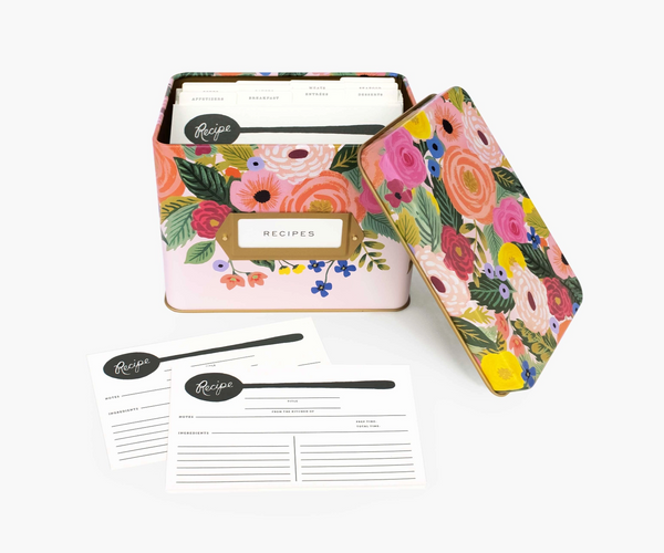 Tin Recipe Box