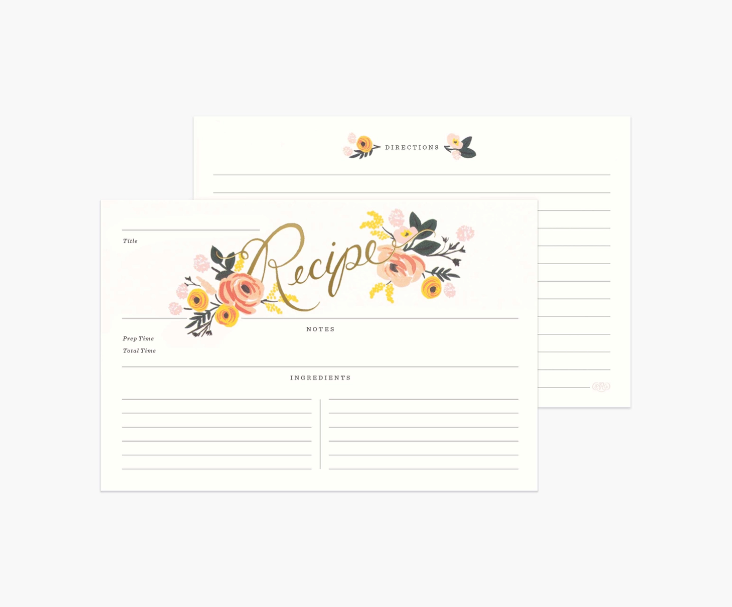 Recipe Cards
