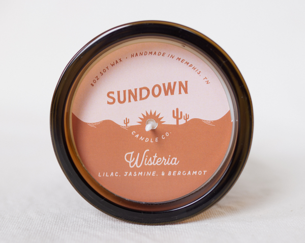 Wisteria Candle - Sundown