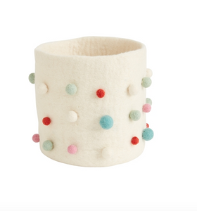 Felt Pom Pot Cover